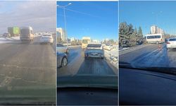 Diyarbakır-Elazığ Karayolunda buzlanma kazalara neden oldu