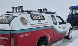 Diyarbakır'da hasta çocuk UMKE ekipleriyle hastaneye ulaştırıldı