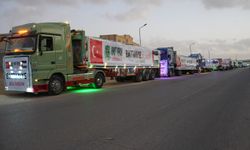 Umut Kervanı’nın yardım tırları Gazze’ye uğurlandı
