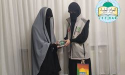 Van’da kız medresesi öğrencilerinden Gazze’ye anlamlı bağış