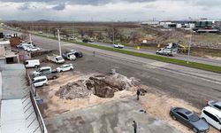 Diyarbakır'da oluşan dev çukur dronla görüntülendi