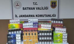 Batman'da 11 araçta arama yapıldı: Binlerce paket sigara ele geçirildi