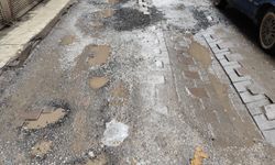 Diyarbakır'da yağışların ardından çöken yollar gün yüzüne çıktı