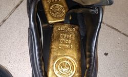 Habur'da ayakkabılardan 41 kilo altın çıktı