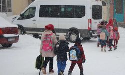Kozluk ve Sason'da eğitime kar engeli