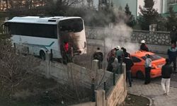 Malatya'da park halindeki iki araçta yangın