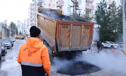 Mardin'de tahrip olan yollar yenileniyor