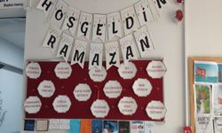 Okullarda Ramazan coşkusu: Panolar hazırlandı, etkinlikler başladı