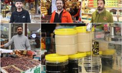 Ramazan ayı öncesi Diyarbakır çarşılarında hurma, tahin ve pekmeze yoğun ilgi