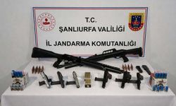Şanlıurfa’da çok sayıda ruhsatsız silah ve mühimmat ele geçirildi