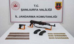 Şanlıurfa’dan piyade tüfeği ve mühimmat ele geçirildi