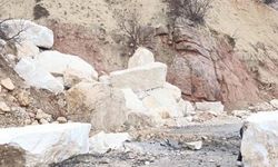 Siirt’te heyelan ve kaya düşmeleri nedeniyle kapanan yollar açıldı