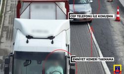 TAG Otoyolu'nda drone destekli denetim: 3 bin 544 araca ceza