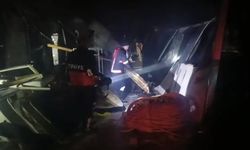 Adıyaman’da yangında 4 konteyner kullanılamaz hale geldi