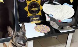 Bebek pusetinde 757 adet uyuşturucu hap ele geçirildi