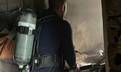 Kurtalan'da maddi hasarlı ev yangını