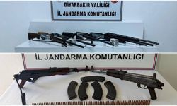 Diyarbakır'da silah operasyonları