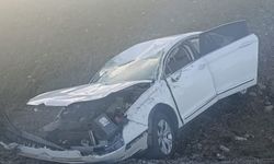 Bingöl’de otomobil takla attı: 1 yaralı
