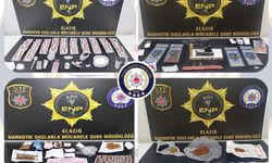 Elazığ’da narkotik operasyonunda 14 şüpheli tutuklandı