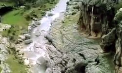 Gaziantep’te kuruyan çay yıllar sonra yeniden akmaya başladı