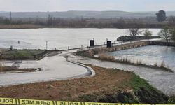 Gaziantep’te yağışlar sonrası Fırat Nehri’nde su seviyesi yükseldi