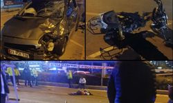 Mersin'de otomobil motosiklete çarptı: Bir ölü, bir yaralı
