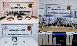 Batman’da kaçakçılıkla mücadele: Silah ve kaçak ürünler ele geçirildi