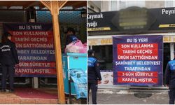 Gaziantep'te tarihi geçmiş ürün satılan 2 iş yerine kapatma cezası