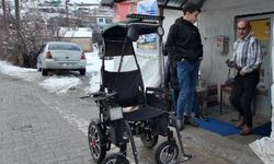 Şırnak'ta babadan engelli çocuğuna özel tasarım