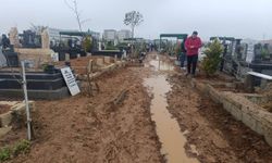 Viranşehir’de mezarlıkların çamur altında kalmasına tepki