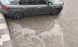 Diyarbakır'da nisan ayında dolu yağdı