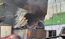 Adana'da geri dönüşüm tesisinde yangın