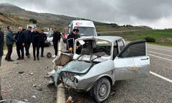 Adıyaman'da iki otomobil çarpıştı: Bir yaralı