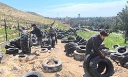 Mardin'de 100 ton atık lastik geri dönüşüme kazandırıldı