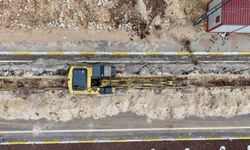 Mardin'de bir mahallede daha atıksu hattı döşeme çalışması tamamlandı