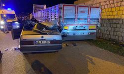 Mardin'de otomobil park halindeki tıra çarptı: 5 yaralı