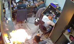 Şarjdaki telefon alev aldı: Panik anları görüntülere yansıdı