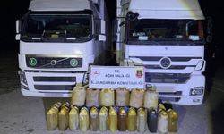 Ağrı'da 600 litre kaçak akaryakıt ele geçirildi