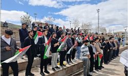 Alparslan üniversitesi öğrencilerinden Filistin’deki idam yasasına tepki