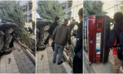 Ergani'de trafik kazası: 2 öğrenci yaralandı