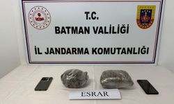 Batman'da 1 kilo esrar ele geçirildi