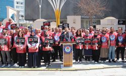 Batman'da eğitimcilerden güvenlik sorunlarına karşı iş bırakma eylemi