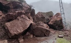 Batman'da yoğun yağış heyelana neden oldu