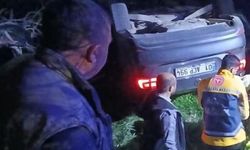 Cizre’de otomobil şarampole devrildi: Aynı aileden 4 yaralı