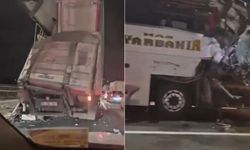 Diyarbakır otobüsü TIR ile çarpıştı: 10 yaralı