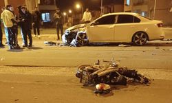 Diyarbakır'da feci kaza: Motosiklet sürücüsü ağır yaralandı