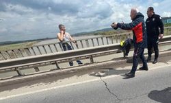 Diyarbakır’da köprüde intihar girişimi son anda engellendi