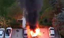 Diyarbakır'da sitede yangın: Alevler metrelerce yükseldi, binadakiler tahliye edildi