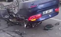 Diyarbakır'da zincirleme kazada otomobil takla attı: 2 yaralı