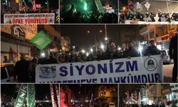 Gaziantep'te binler siyonist işgalcilerin idam kararına karşı yürüdü